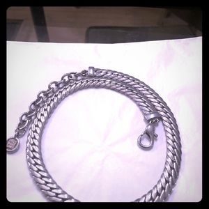 Heavy silver necklace